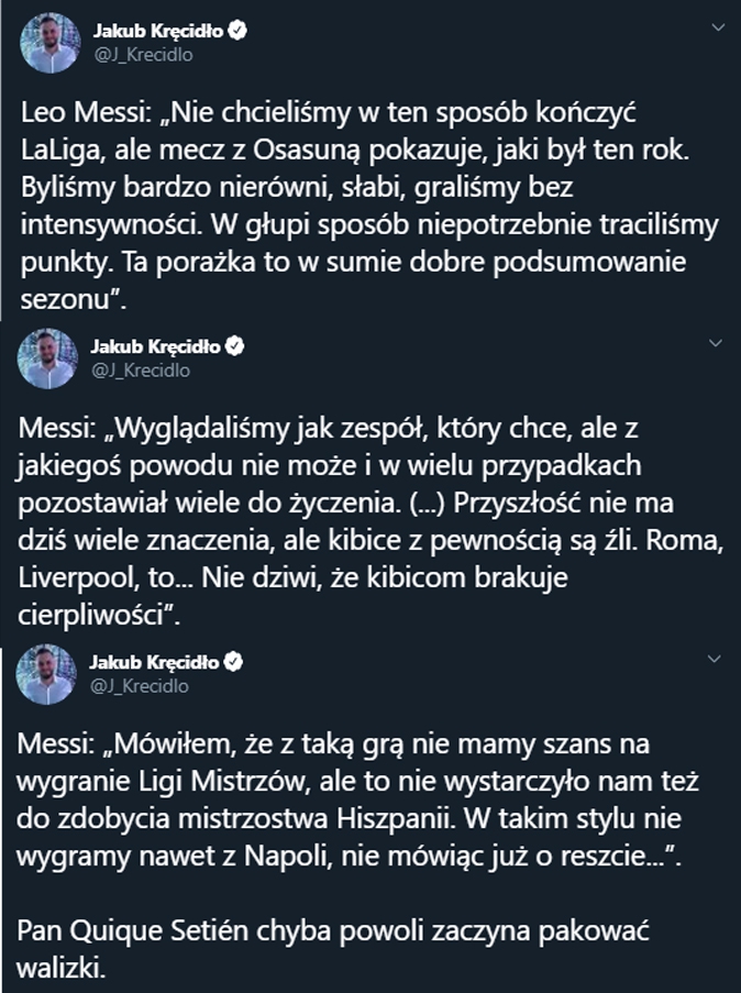 SŁOWA Leo Messiego po porażce z Osasuną!